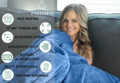 Shop Our Heated Blanket Blue 72