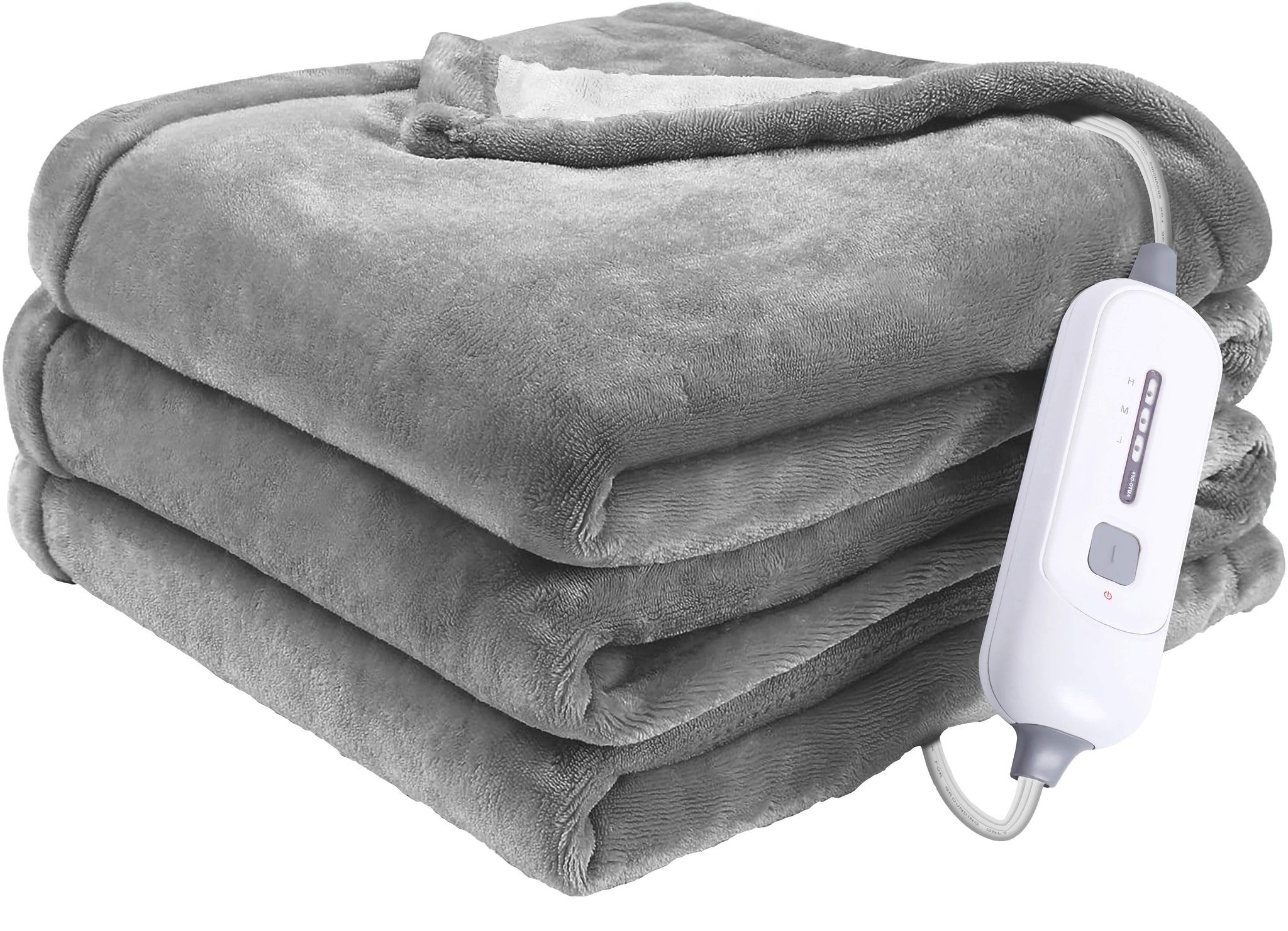 Shop Our Heated Blanket Gray 50x60 On  - InvoSpa