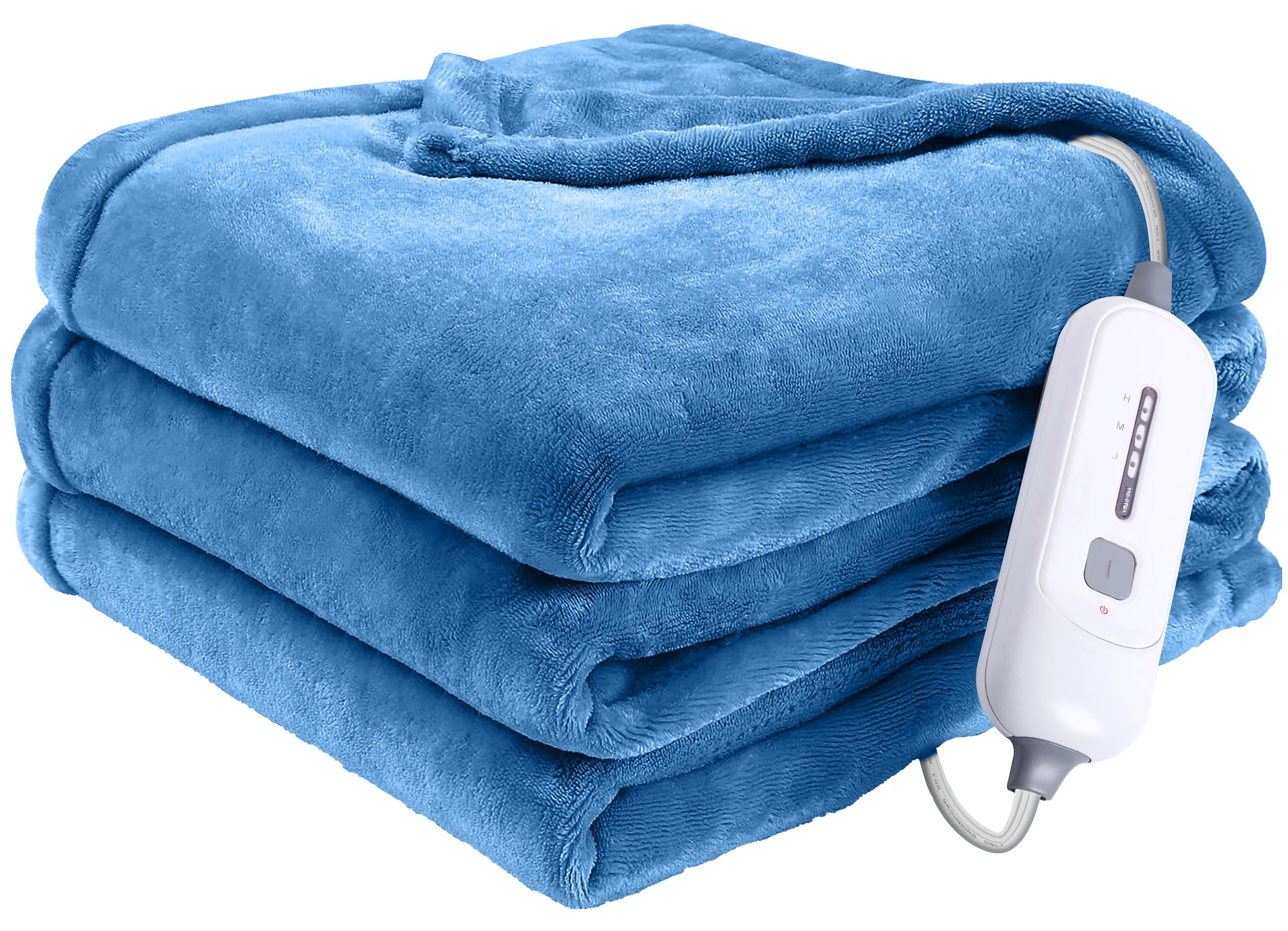 Shop Our Heated Blanket Blue 72"x84" On Amazon