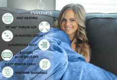 Shop Our Heated Blanket Blue 50